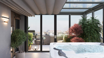 Luxusní Penthousy Radimova Praha 6 - A.9.2 Botanic zimní zahrada Luxusní Penthousy Radimova Praha 6 - A.9.2 Botanic zimní zahrada